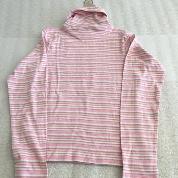 Girl's Long Sleeves Turtleneck Shirt - Picture 3 of 4